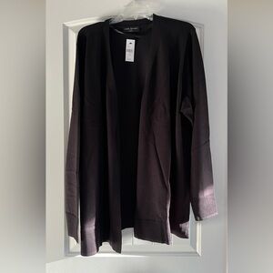 Lane Bryant Charcoal Open Front Cardigan